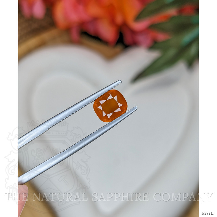 2.05 Ct. Orange Spessartite Garnet from Ceylon (Sri Lanka)