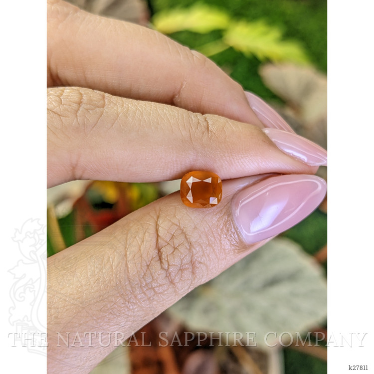 2.05 Ct. Orange Spessartite Garnet from Ceylon (Sri Lanka)