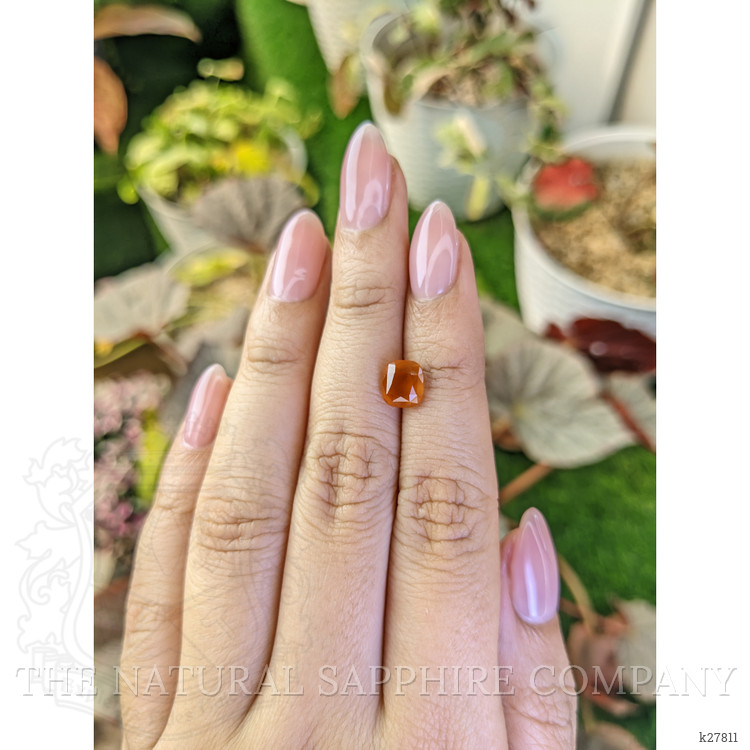 2.05 Ct. Orange Spessartite Garnet from Ceylon (Sri Lanka)