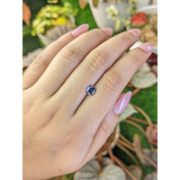 0.74 Ct. Blue Cobalt Spinel from Ceylon (Sri Lanka) Life Style