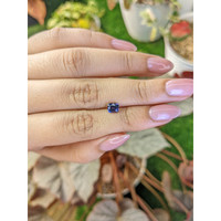 0.74 Ct. Blue Cobalt Spinel from Ceylon (Sri Lanka) Life Style