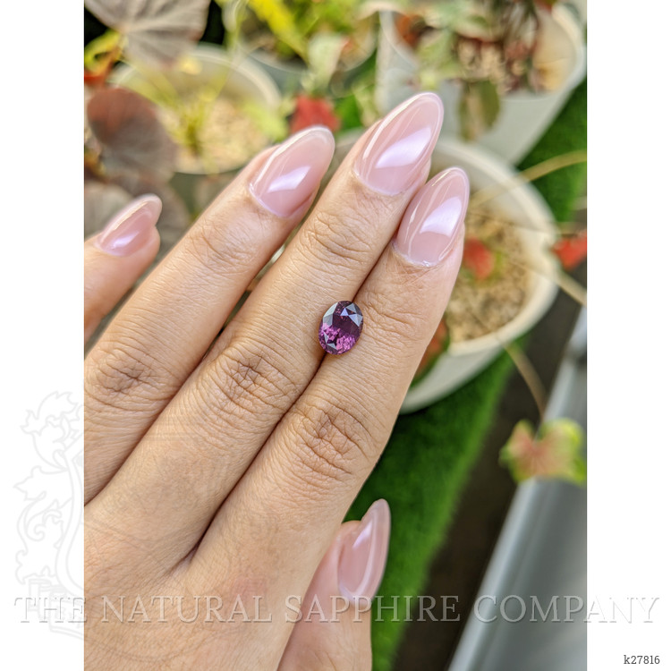 2.38 Ct. Pinkish Purple Spinel from Ceylon (Sri Lanka)