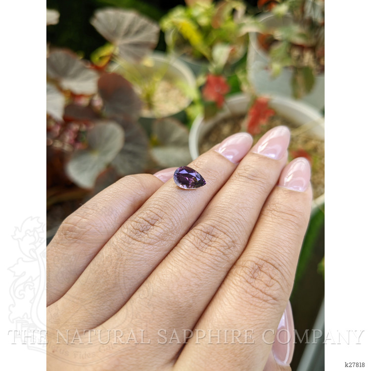 2.28 Ct. Pinkish Purple Spinel from Ceylon (Sri Lanka)