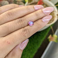 1.51 Ct. Purplish Pink Spinel from Ceylon (Sri Lanka) Life Style