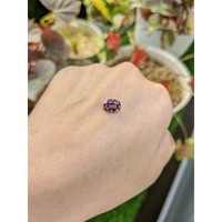 1.77 Ct. Pinkish Purple Spinel from Ceylon (Sri Lanka) Life Style