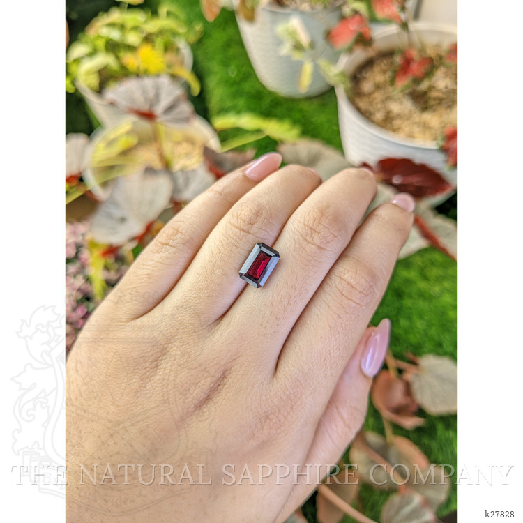 3.30 Ct. Purplish Pink Rhodolite Garnet from Ceylon (Sri Lanka)