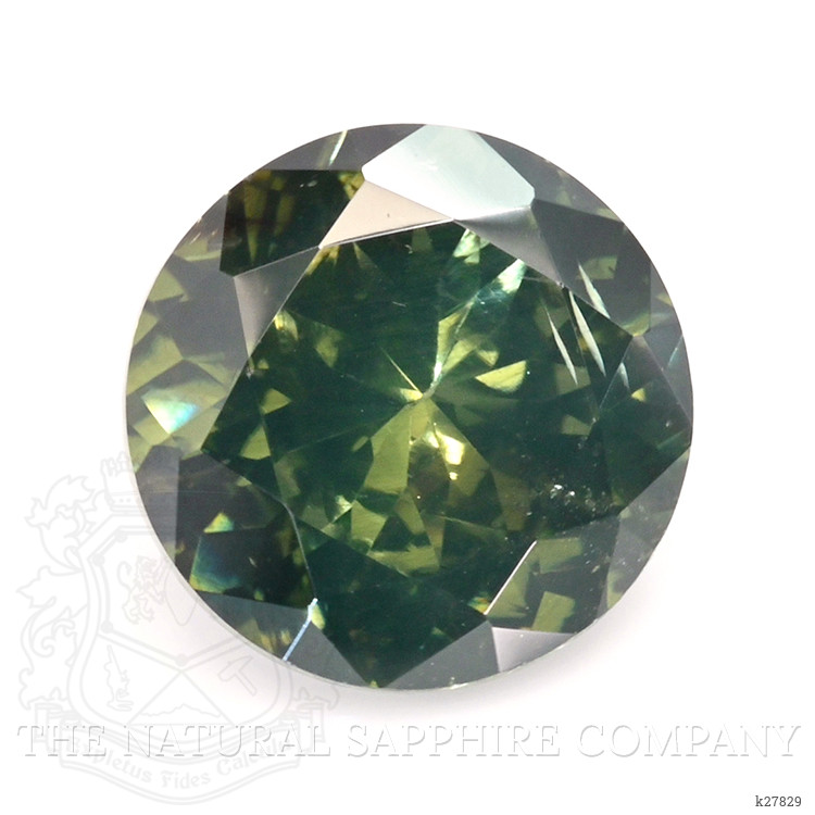 2.58 Ct. Green Zircon from Ceylon (Sri Lanka)
