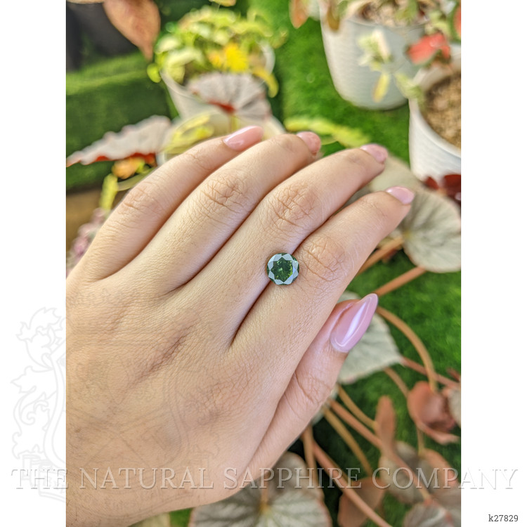 2.58 Ct. Green Zircon from Ceylon (Sri Lanka)