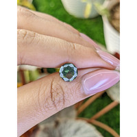 2.58 Ct. Green Zircon from Ceylon (Sri Lanka) Life Style