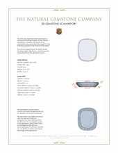 4.92 Ct. Lapis from Afghanistan 3 D Scan Report