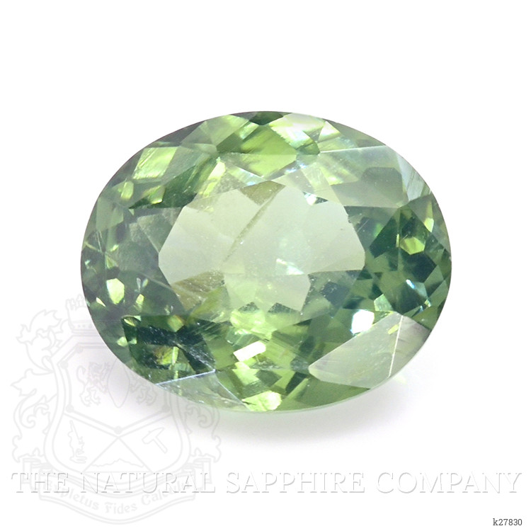 2.60 Ct. Green Zircon from Ceylon (Sri Lanka)