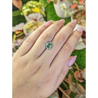 2.60 Ct. Green Zircon from Ceylon (Sri Lanka) Life Style