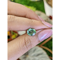 2.60 Ct. Green Zircon from Ceylon (Sri Lanka) Life Style