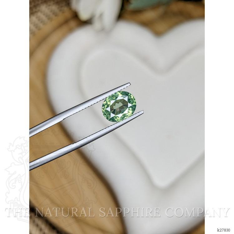 2.60 Ct. Green Zircon from Ceylon (Sri Lanka)