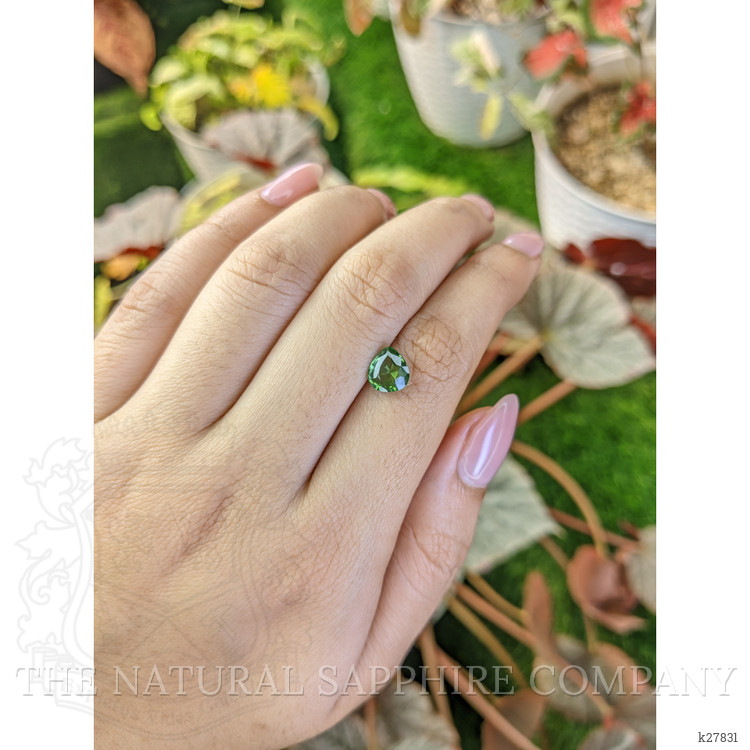 2.02 Ct. Green Zircon from Ceylon (Sri Lanka)