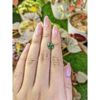 2.73 Ct. Green Zircon from Ceylon (Sri Lanka) Life Style