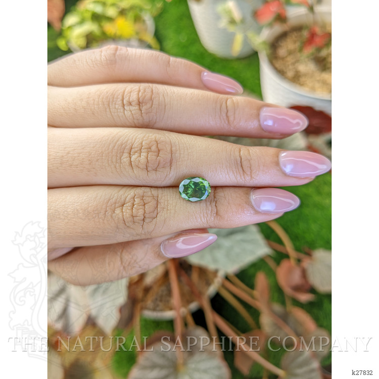 2.73 Ct. Green Zircon from Ceylon (Sri Lanka)
