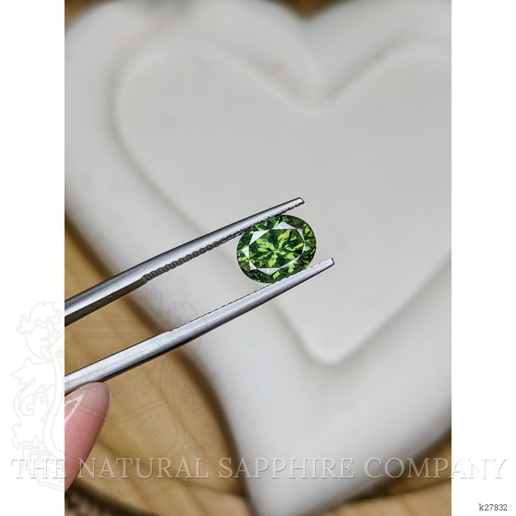 2.73 Ct. Green Zircon from Ceylon (Sri Lanka)