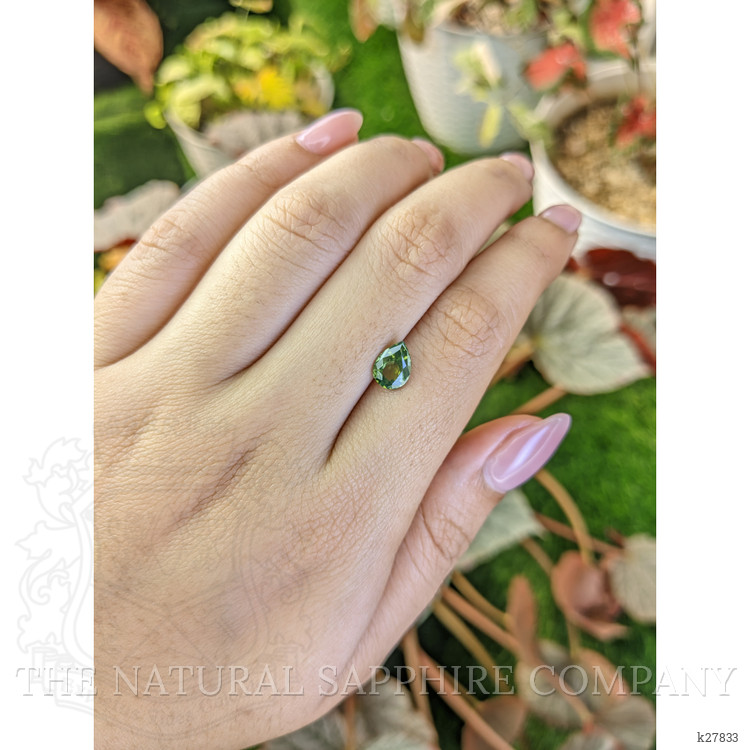 1.43 Ct. Yellowish Green Zircon from Ceylon (Sri Lanka)