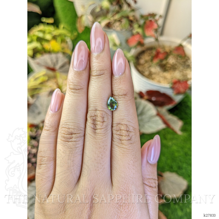 1.43 Ct. Yellowish Green Zircon from Ceylon (Sri Lanka)