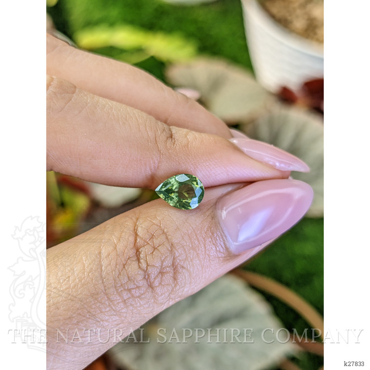 1.43 Ct. Yellowish Green Zircon from Ceylon (Sri Lanka)