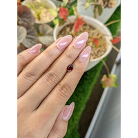 0.94 Ct. Pinkish Red Garnet from Ceylon (Sri Lanka) Life Style