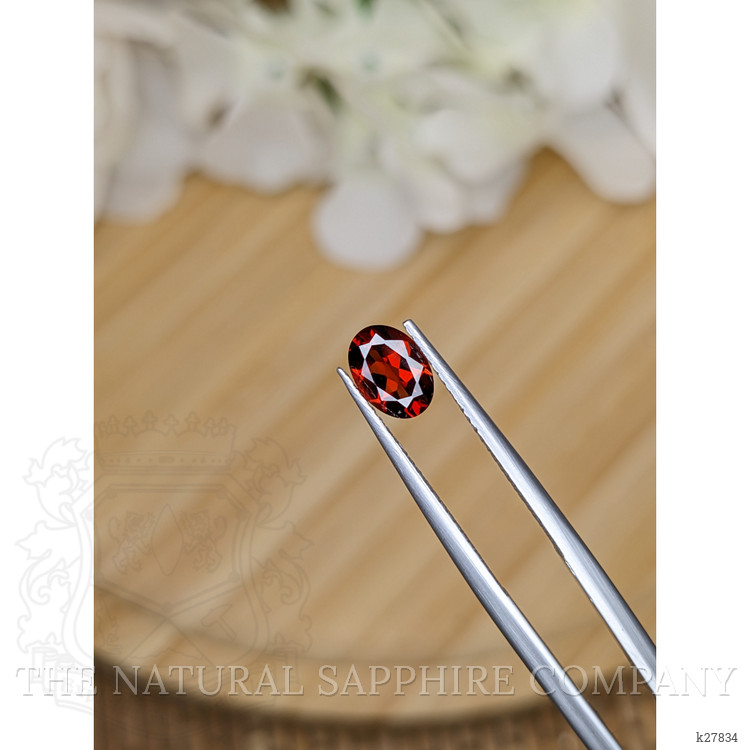 0.94 Ct. Pinkish Red Garnet from Ceylon (Sri Lanka)