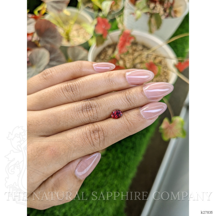1.18 Ct. Purplish Pink Garnet from Ceylon (Sri Lanka)