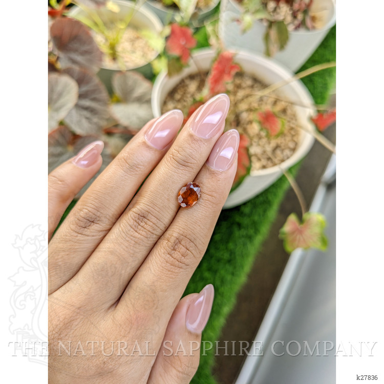 2.29 Ct. Orange Hessonite Garnet from Madagascar