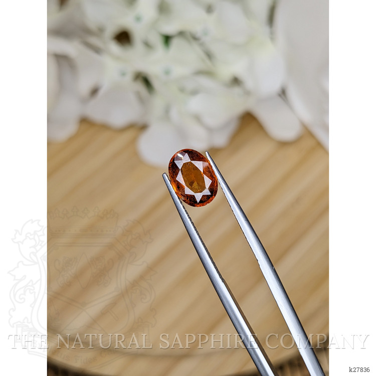 2.29 Ct. Orange Hessonite Garnet from Madagascar