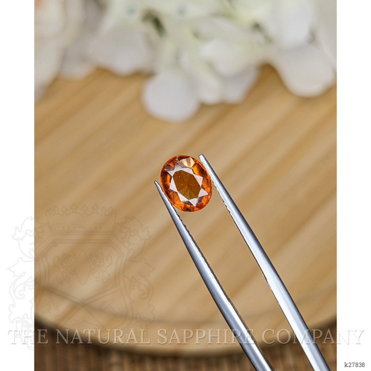 1.71 Ct. Orange Hessonite Garnet from Madagascar