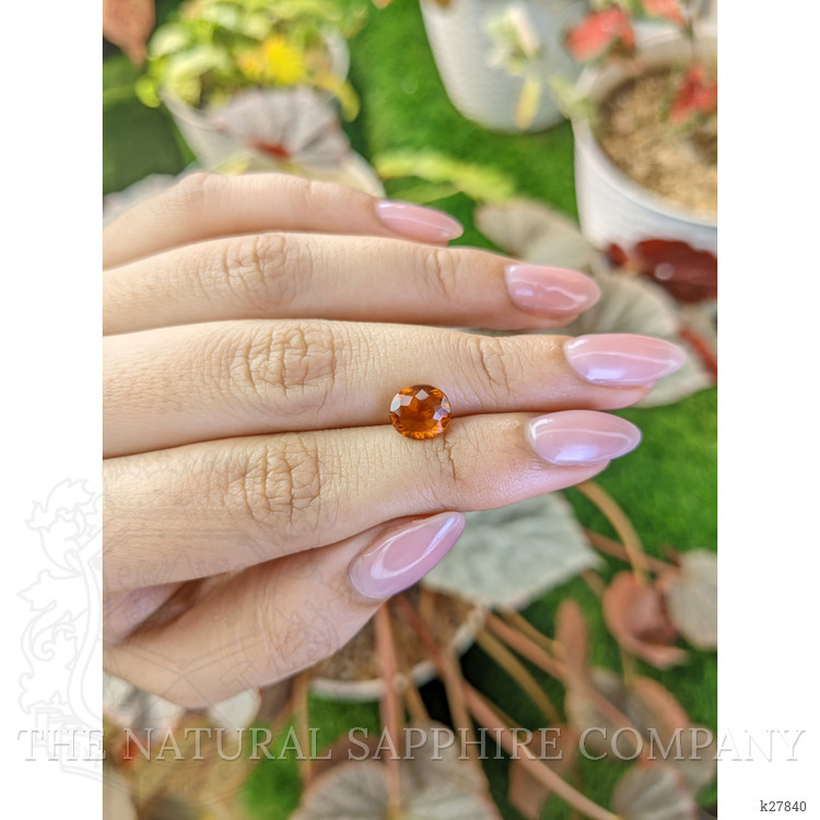 2.17 Ct. Reddish Orange Hessonite Garnet from Madagascar