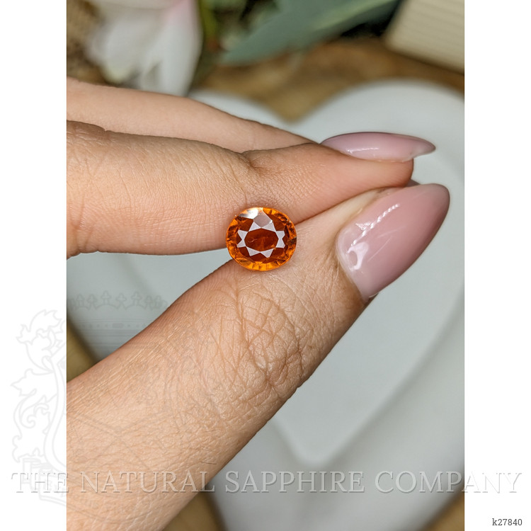 2.17 Ct. Reddish Orange Hessonite Garnet from Madagascar
