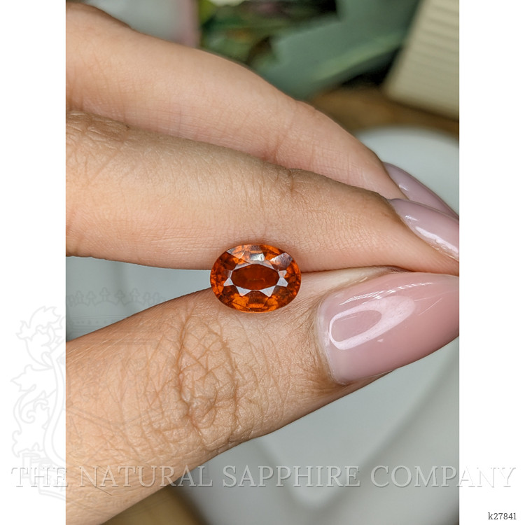 2.64 Ct. Orange Hessonite Garnet from Madagascar