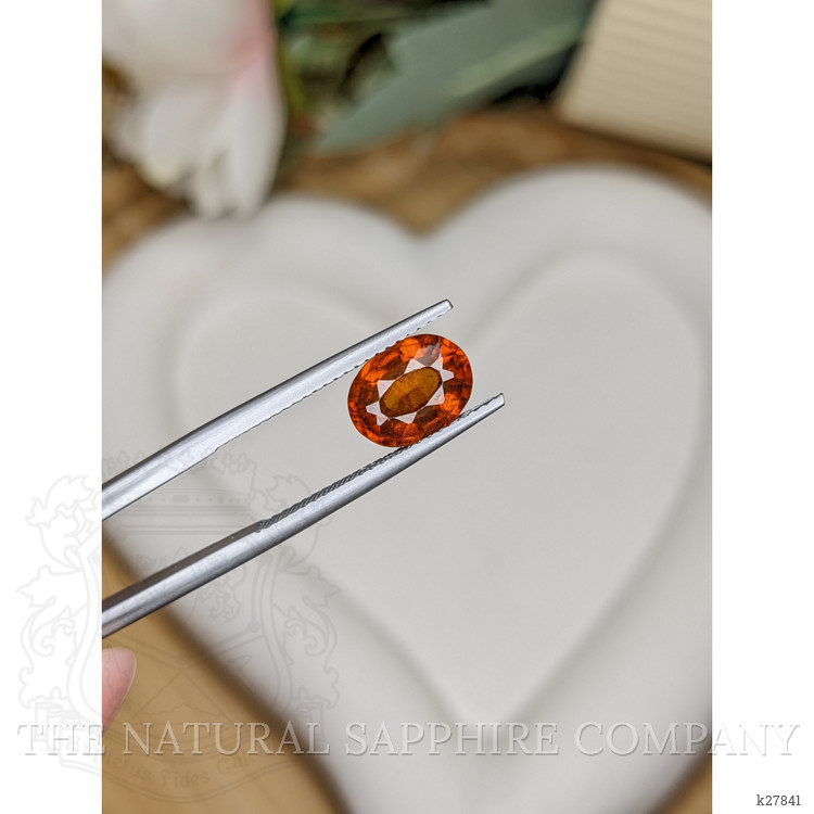 2.64 Ct. Orange Hessonite Garnet from Madagascar