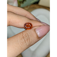 2.02 Ct. Reddish Orange Hessonite Garnet from Madagascar Life Style