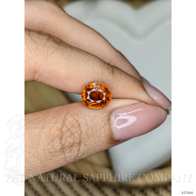 2.94 Ct. Orange Hessonite Garnet from Madagascar