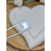 4.55 Ct. Blue Flash Cabochon Moonstone from Ceylon (Sri Lanka) Life Style