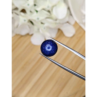 6.80 Ct. Cabochon Lapis from Afghanistan Life Style