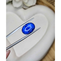 7.07 Ct. Cabochon Lapis from Afghanistan Life Style
