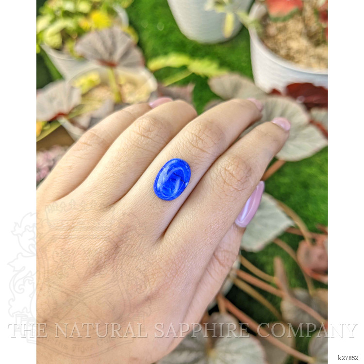 7.07 Ct. Cabochon Lapis from Afghanistan