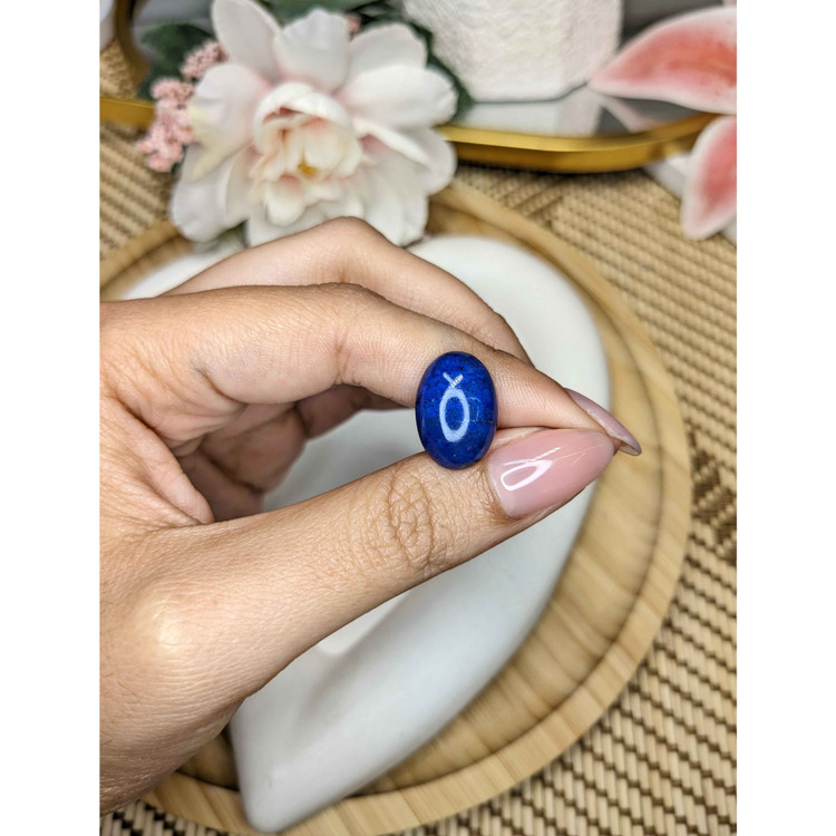 9.01 Ct. Cabochon Lapis from Afghanistan