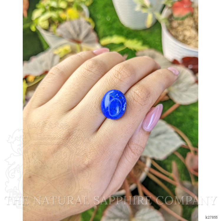 15.64 Ct. Cabochon Lapis from Afghanistan