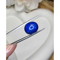 15.64 Ct. Cabochon Lapis from Afghanistan Life Style