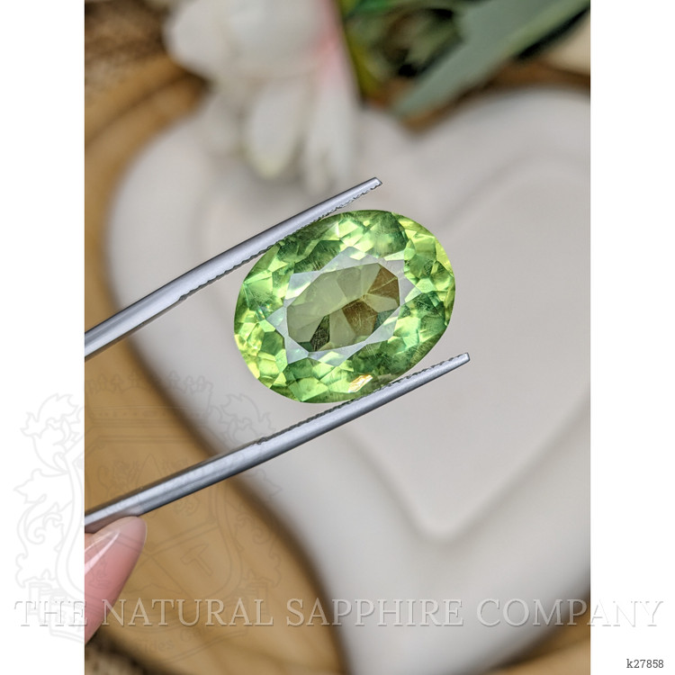 16.91 Ct. Green Prasiolite from Brazil