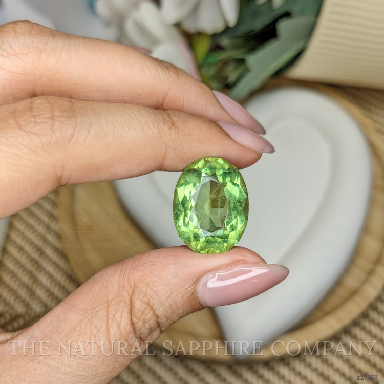 16.91 Ct. Green Prasiolite from Brazil