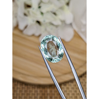 10.26 Ct. Mint Green Prasiolite from Brazil Life Style