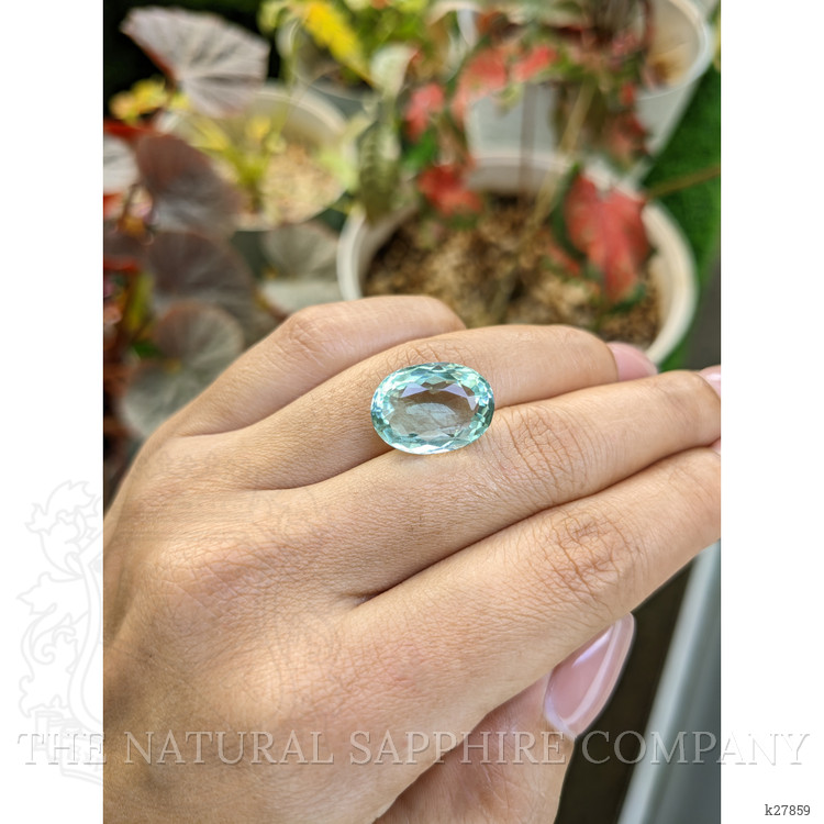 10.26 Ct. Mint Green Prasiolite from Brazil