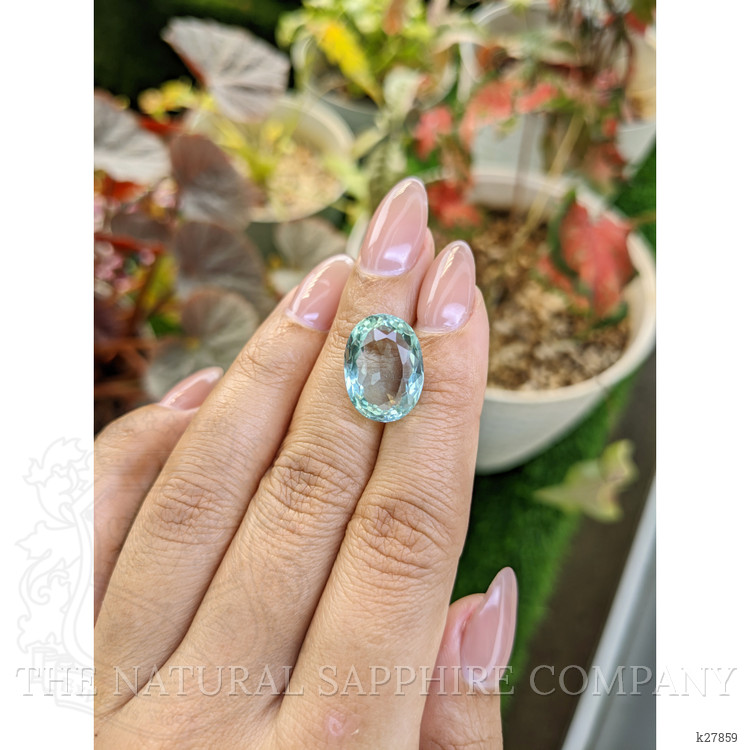 10.26 Ct. Mint Green Prasiolite from Brazil