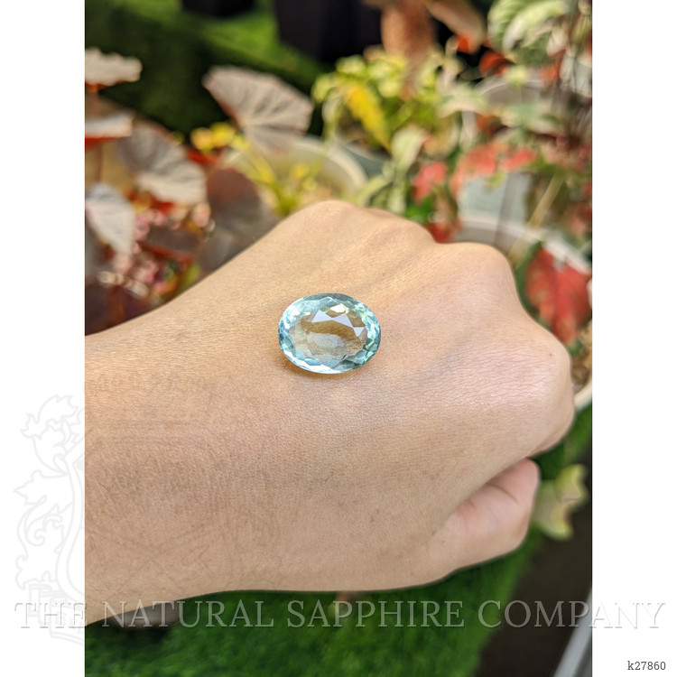 13.93 Ct. Mint Green Prasiolite from Brazil